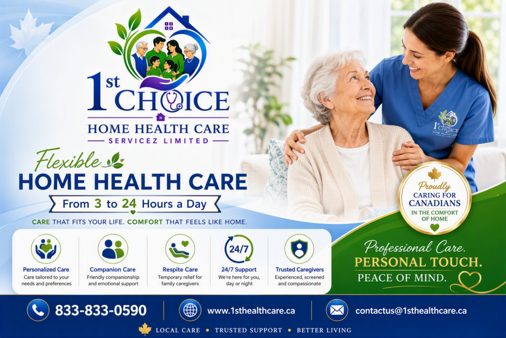 Flexible Home Health Care Services From 3 Hours to 24 Hours a Day